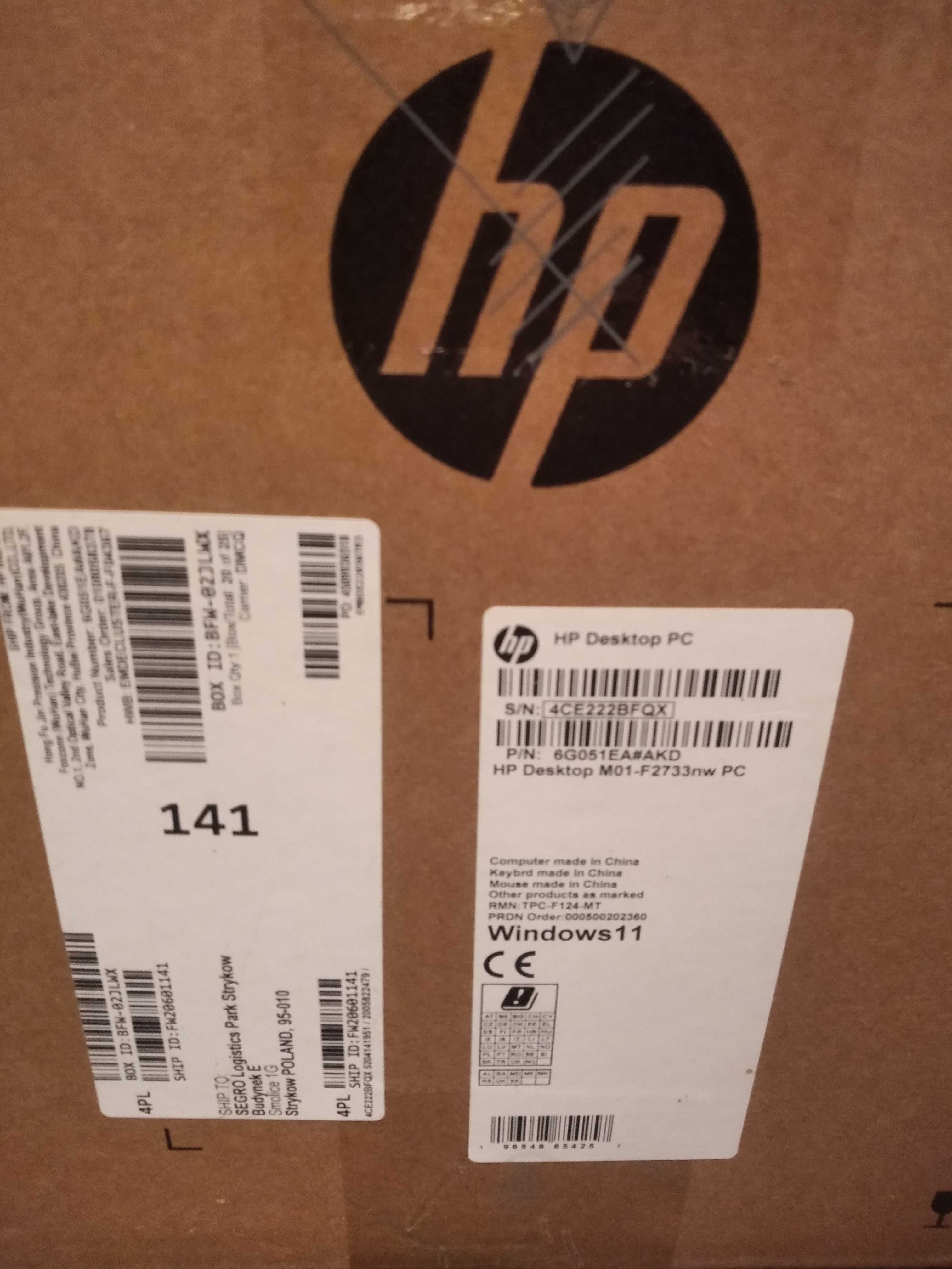 Komputer HP M01-F2733NW R3-4300G 8GB RAM 256GB SSD Windows 11 Home