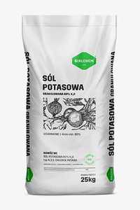 nawozy Sól potasowa granulowana 60% K2O Big Bag lub worki