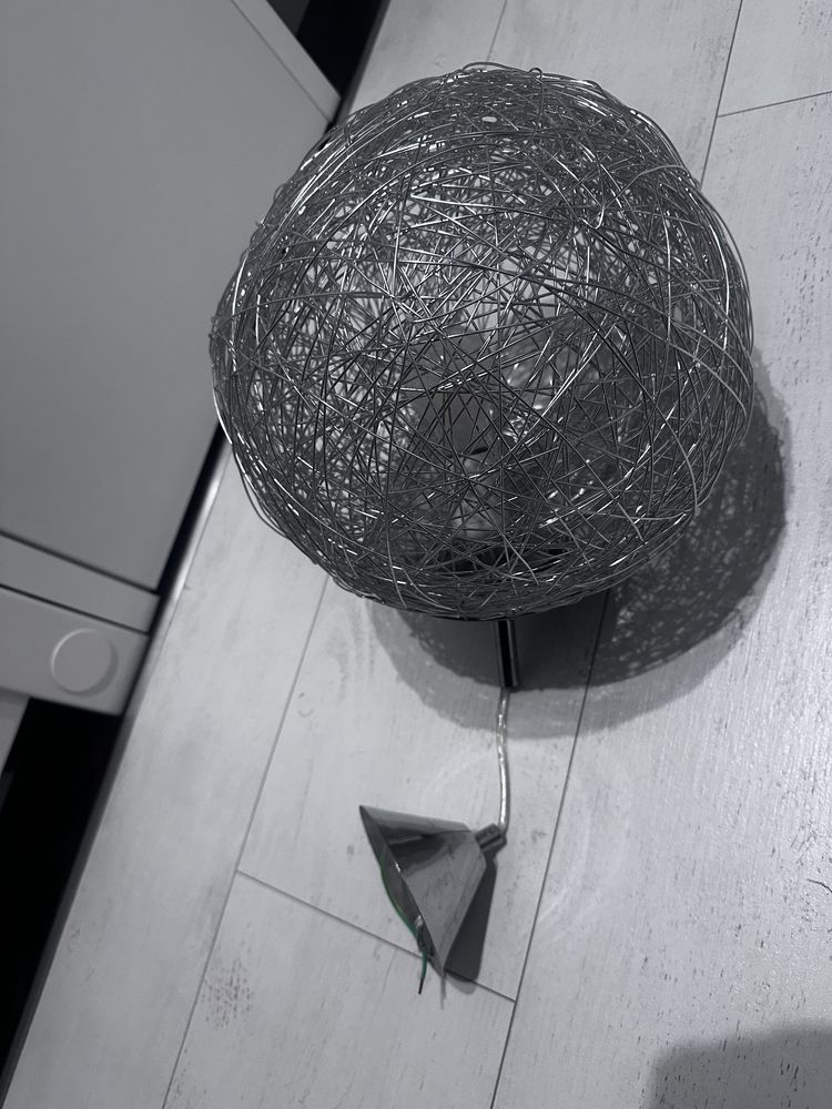 Lampa wisząca uzywana srebrna, Elbląg