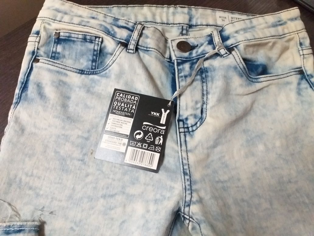 NOVO,Calças 38,ganga skinny by Heidi Klum,preço fixo