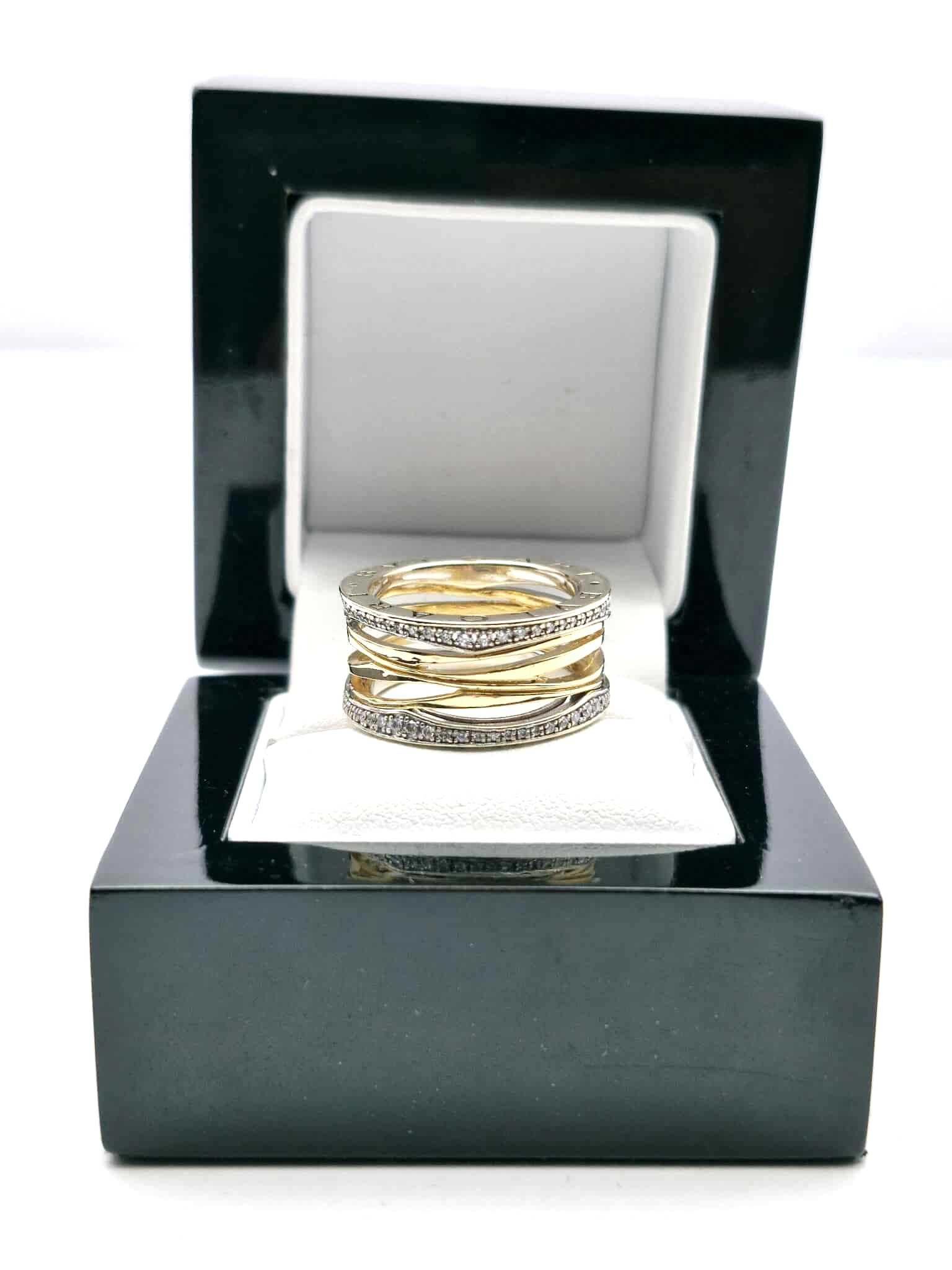 Złota Obrączka z Diamentami 0,80CT P585 10.55g R18