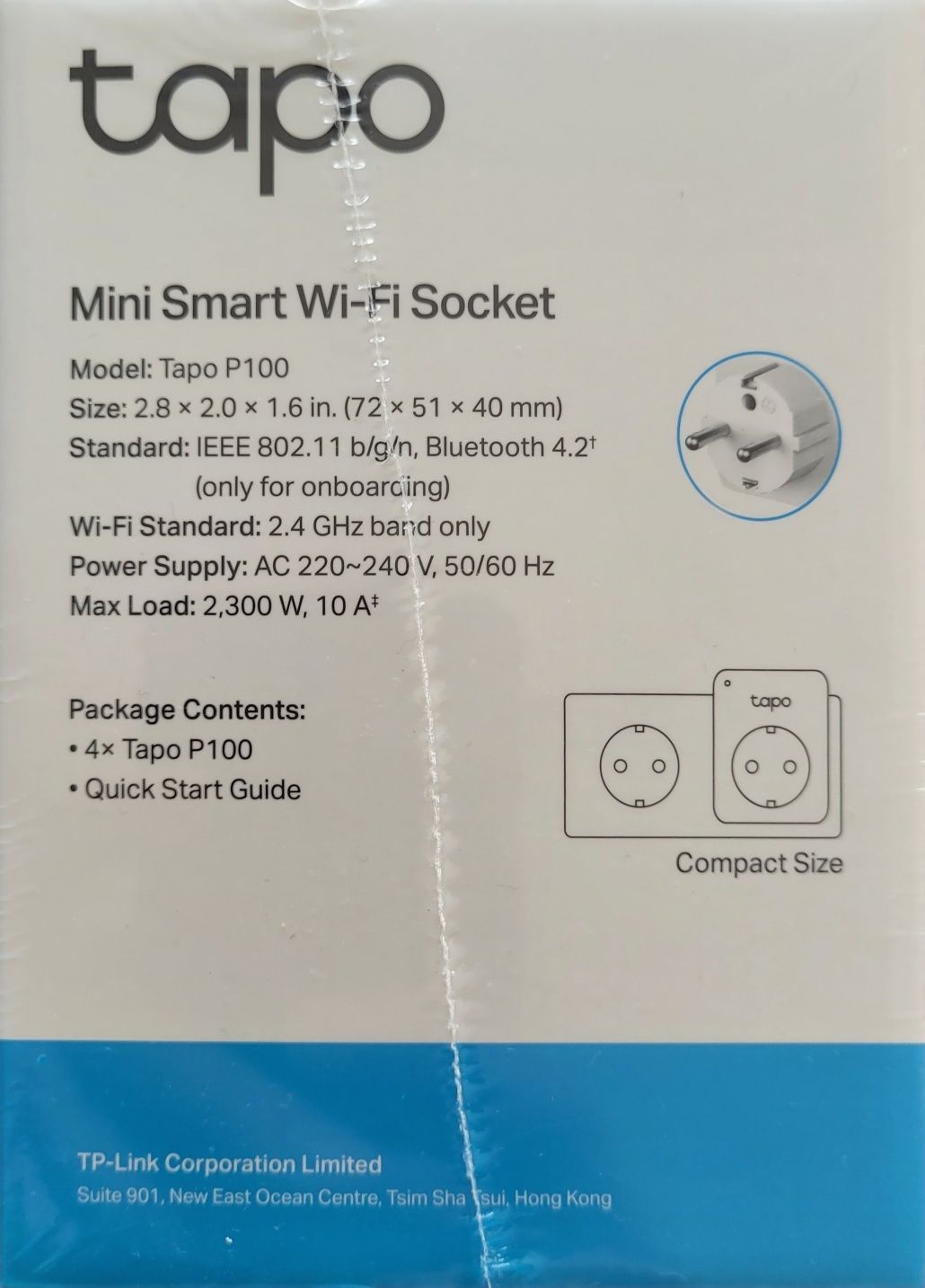 TP-Link Inteligentne gniazdko Tapo P100 4 szt