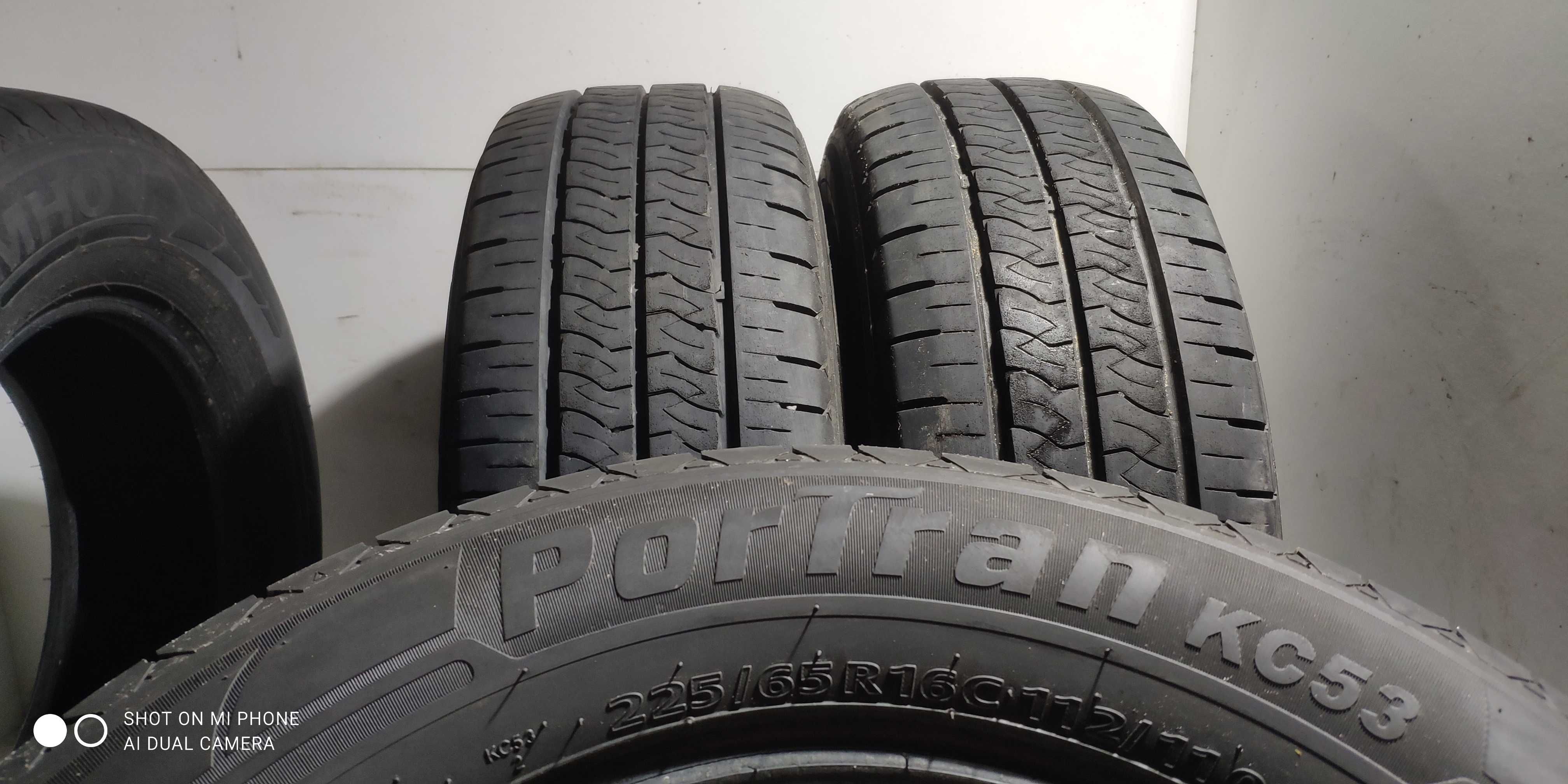Opony 225/65R16C KUMHO 1 ProTran KC53 komplet 2szt bus wzmacniane 4szt