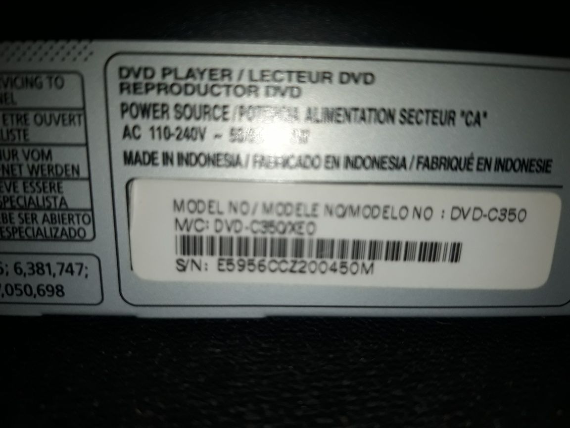 DVD Samsung C 350