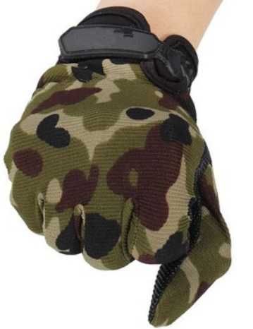 Rękawice wojskowe czarne i camo