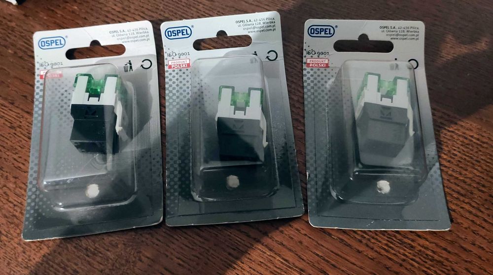 moduł gniazda komputerowego OSPEL MGK-K6 RJ45 KAT. 6