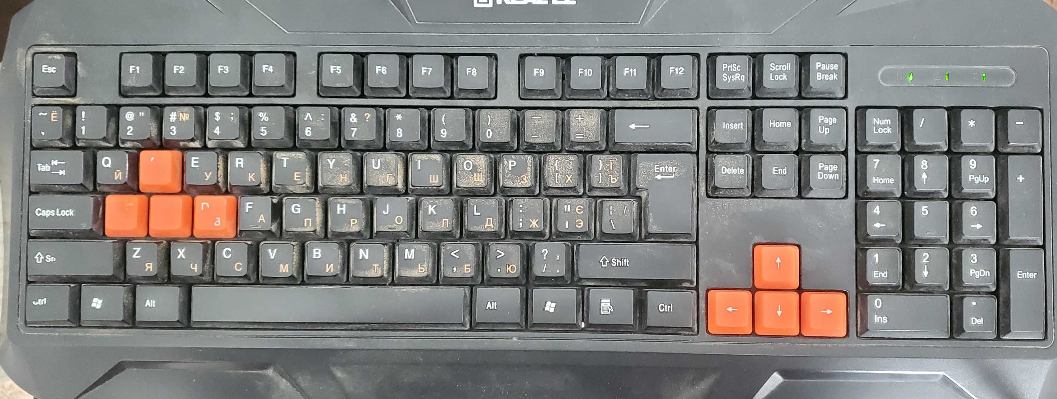 Б/У клавіатура Real EL GAMING 8400