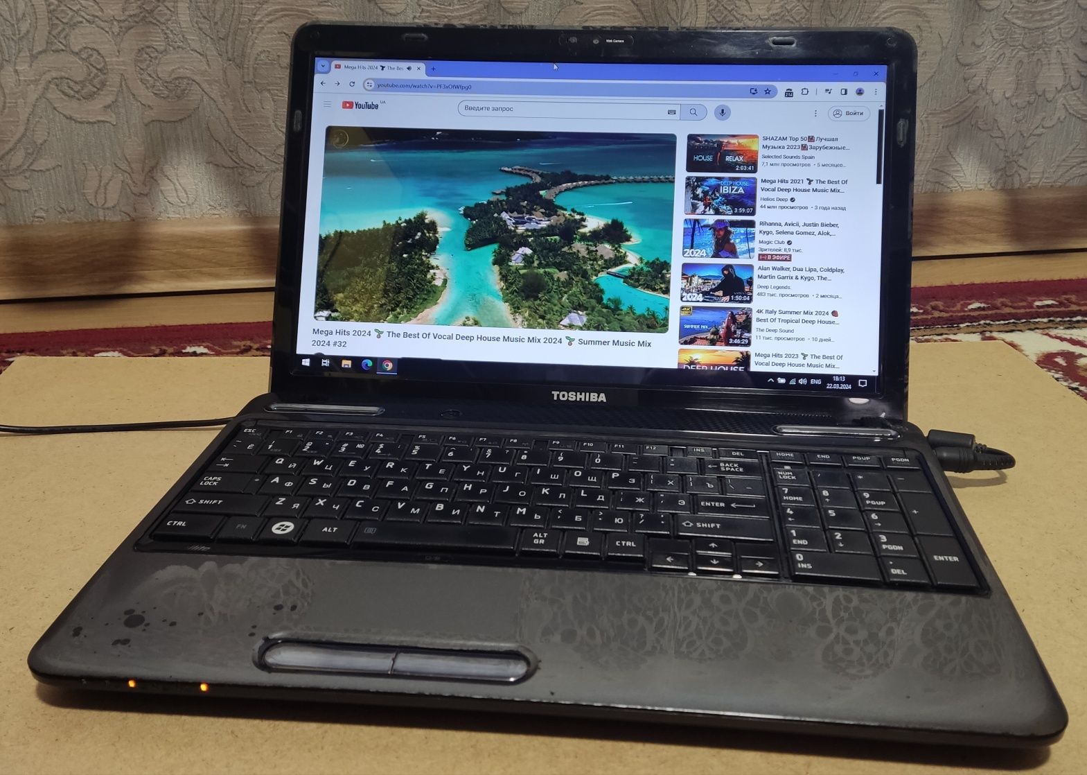 Супер ноутбук Toshiba L655-14С 15.6" ЦП i5-450M ОЗУ 8GB