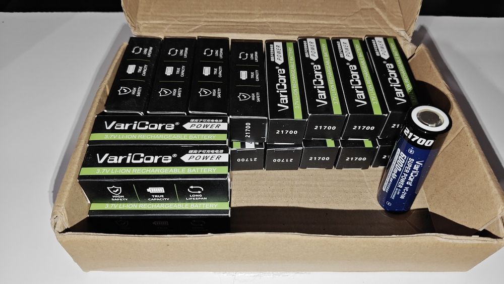 nowe akumulatory ogniwa 21700 Varicore VC-2160 li-ion  6000mAh 3,7V