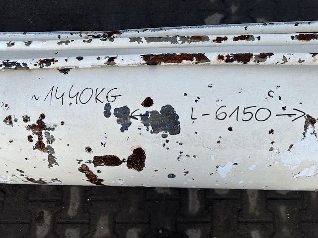 Słup reklamowy duży 6200 mm