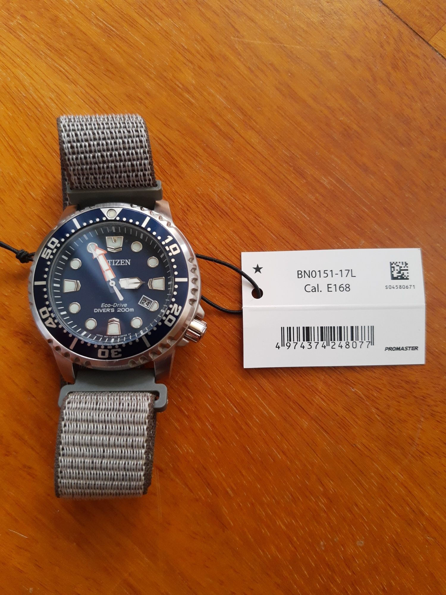 Citizen Diver Promaster BN0151-17L Eco-drive.