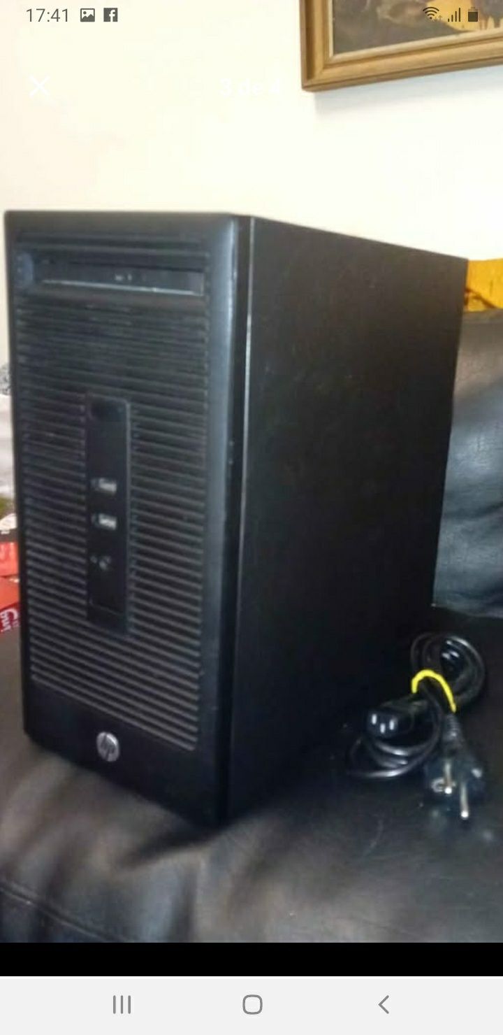 Computador torre desktop hp NOVO