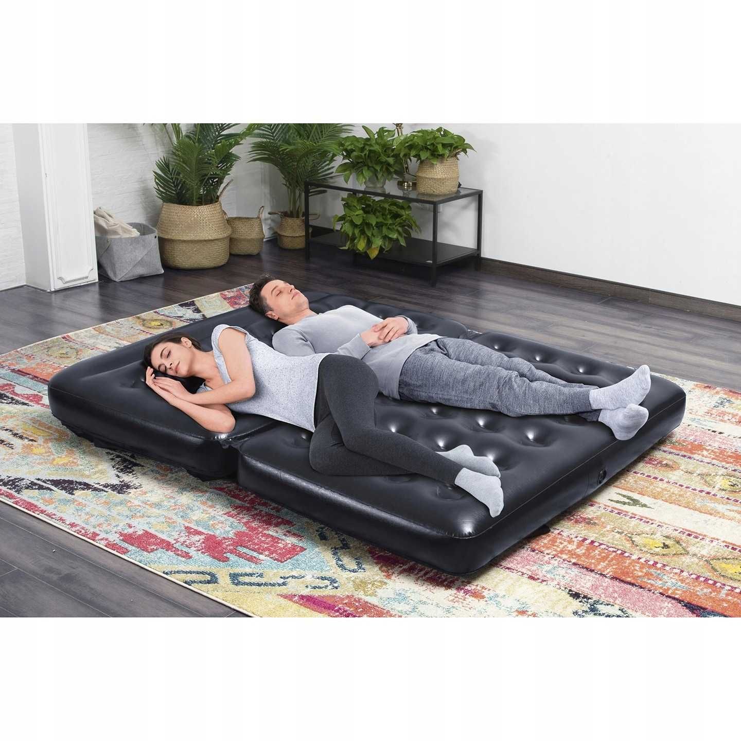 MATERAC SOFA 5w1 Dmuchany Do Spania Bestway Kanapa Łóżku Turystyczne
