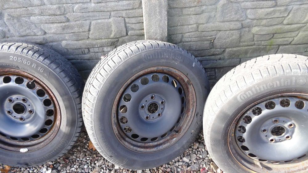 Opony Volkswagen Sharan zimowe + stalówki R16 (8)