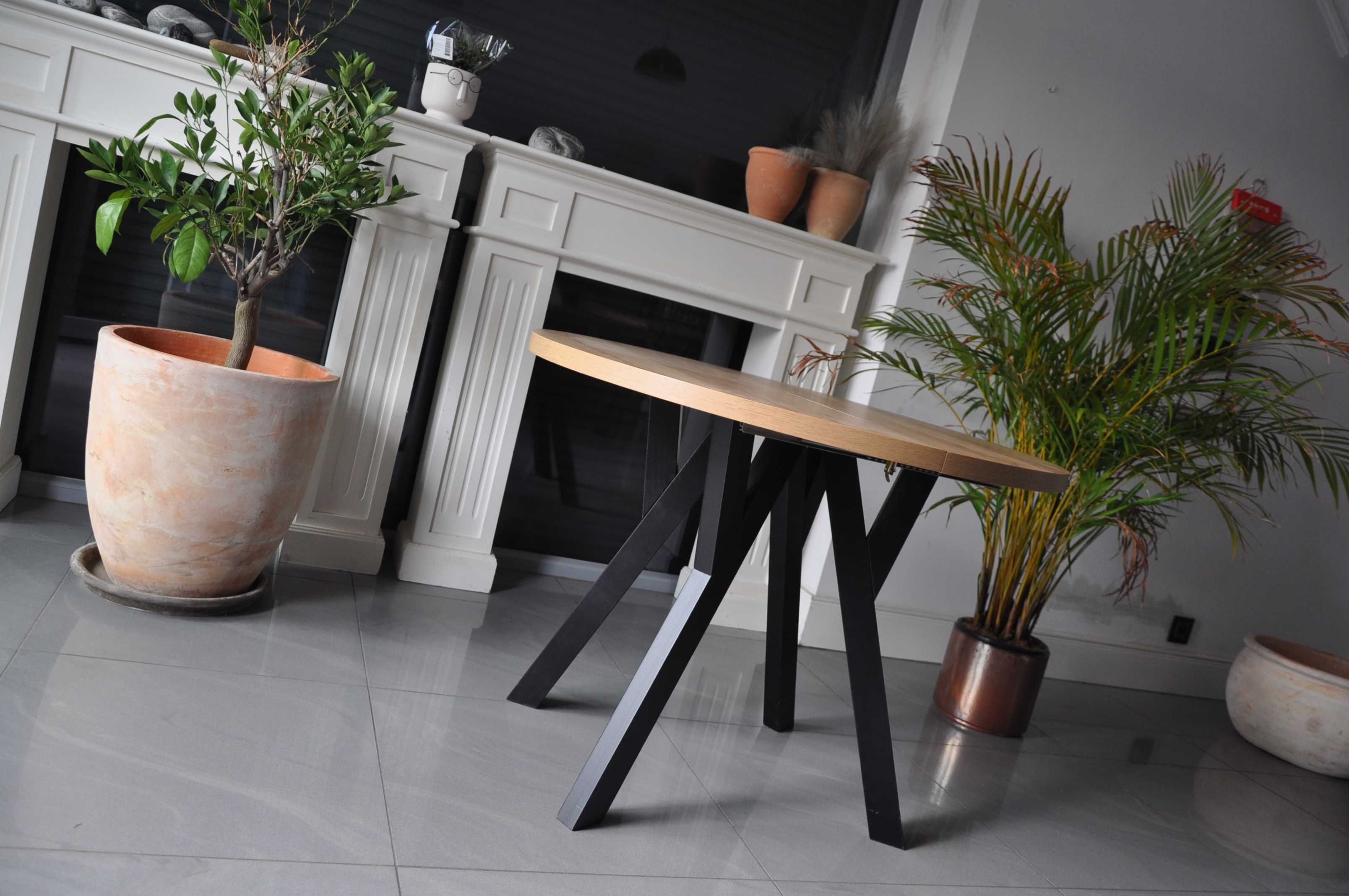Stół Loft Okrągły 100 cm , 90 cm