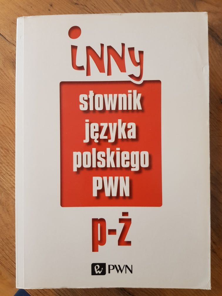 Inny Słownik Języka Polskiego PWN dwa tomy