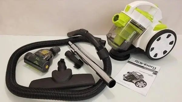 Пылесос колбовый с турбощеткой Rainberg 2500W без мешка пилосос