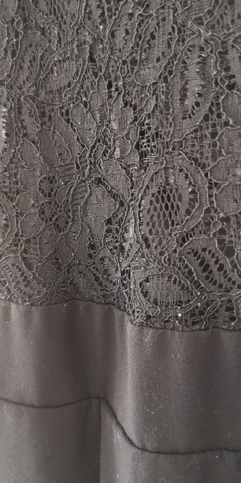 Vestido de renda preto