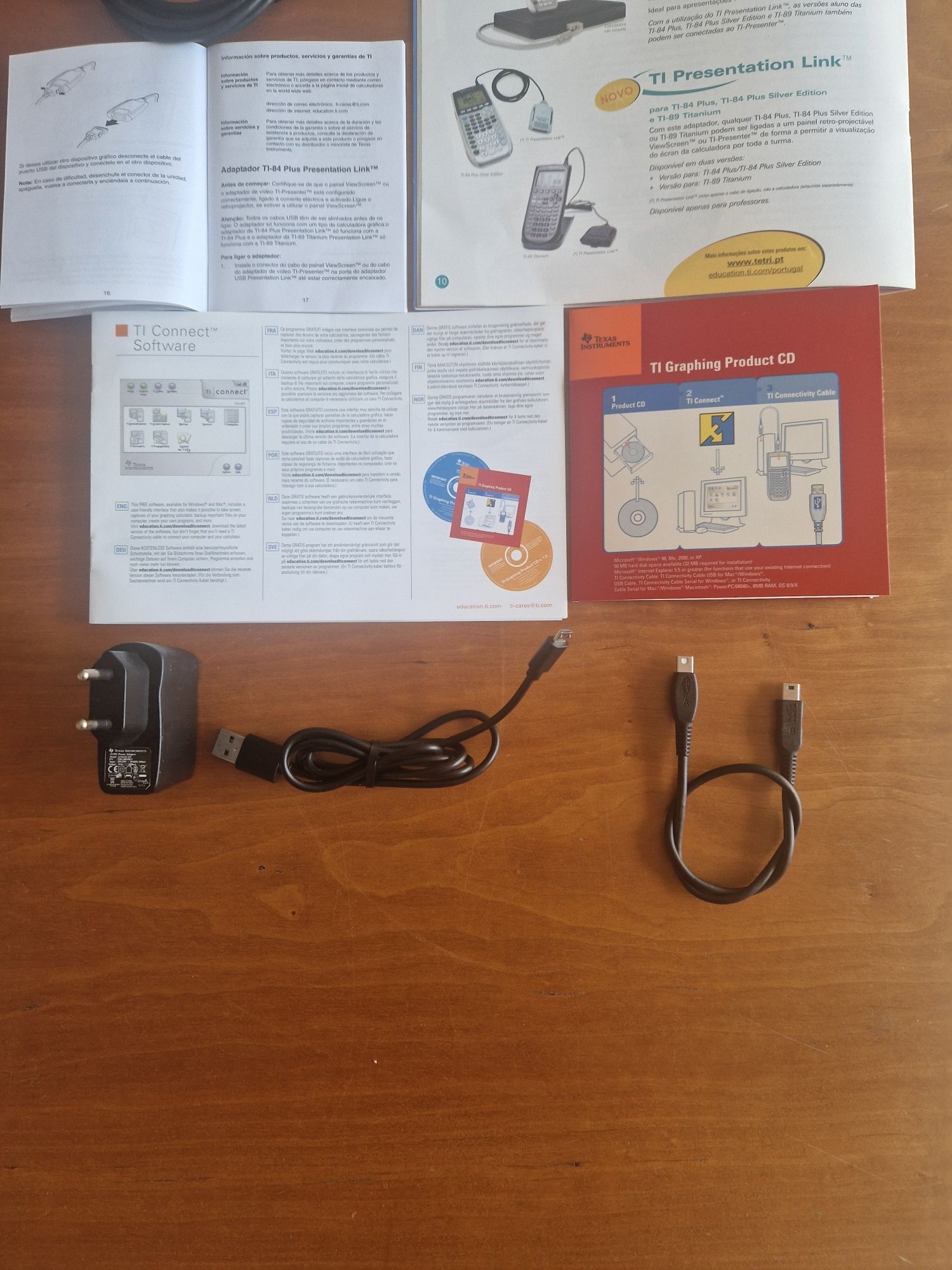 Cabos e adaptadores para Texas Instruments