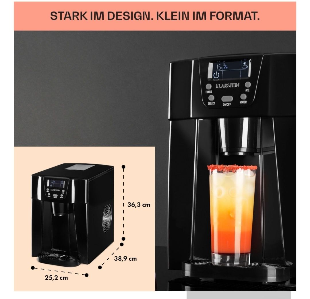Льдогенератор Klarstein Ice Volcano 2G