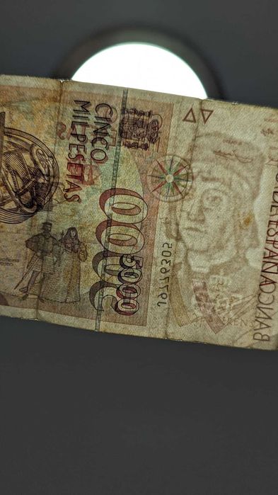 Nota 5000 pesetas