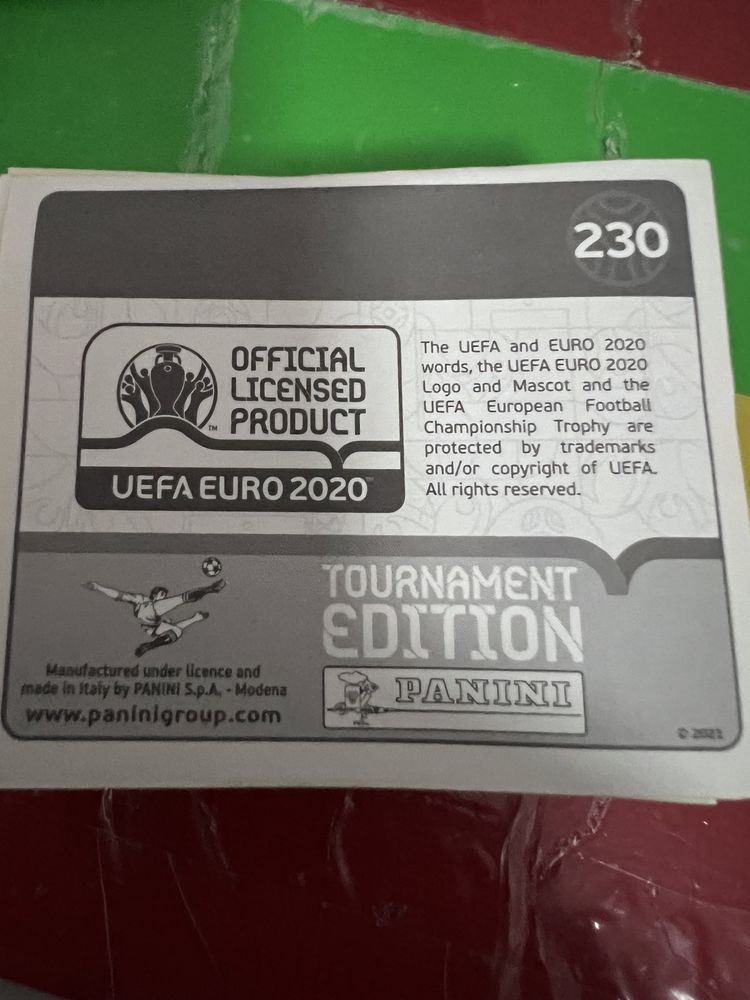 UEFA 2020 - Cromos