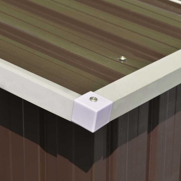 Abrigo de jardim aço galvanizado com portas de correr 2,57x9,90x1,81m