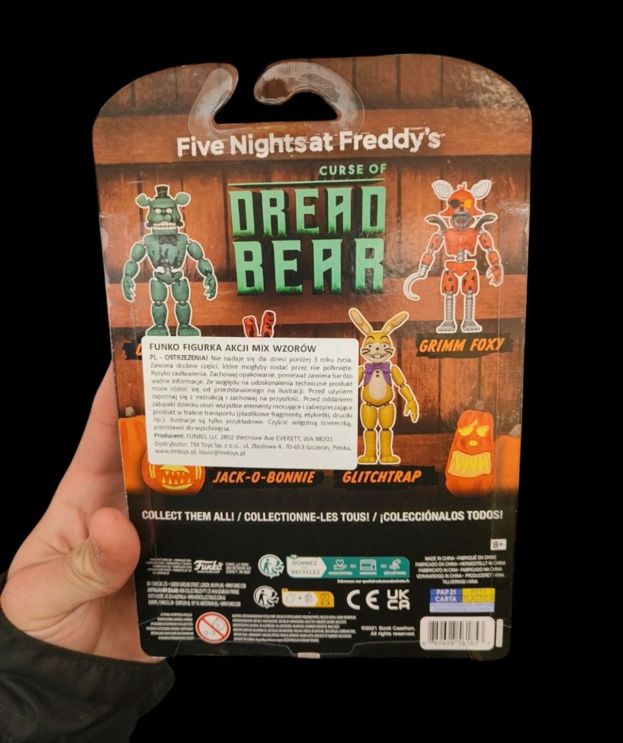 Funko Figure Five Nights At Freddys Curse Of Dreadbear Grimm Foxy FNAF