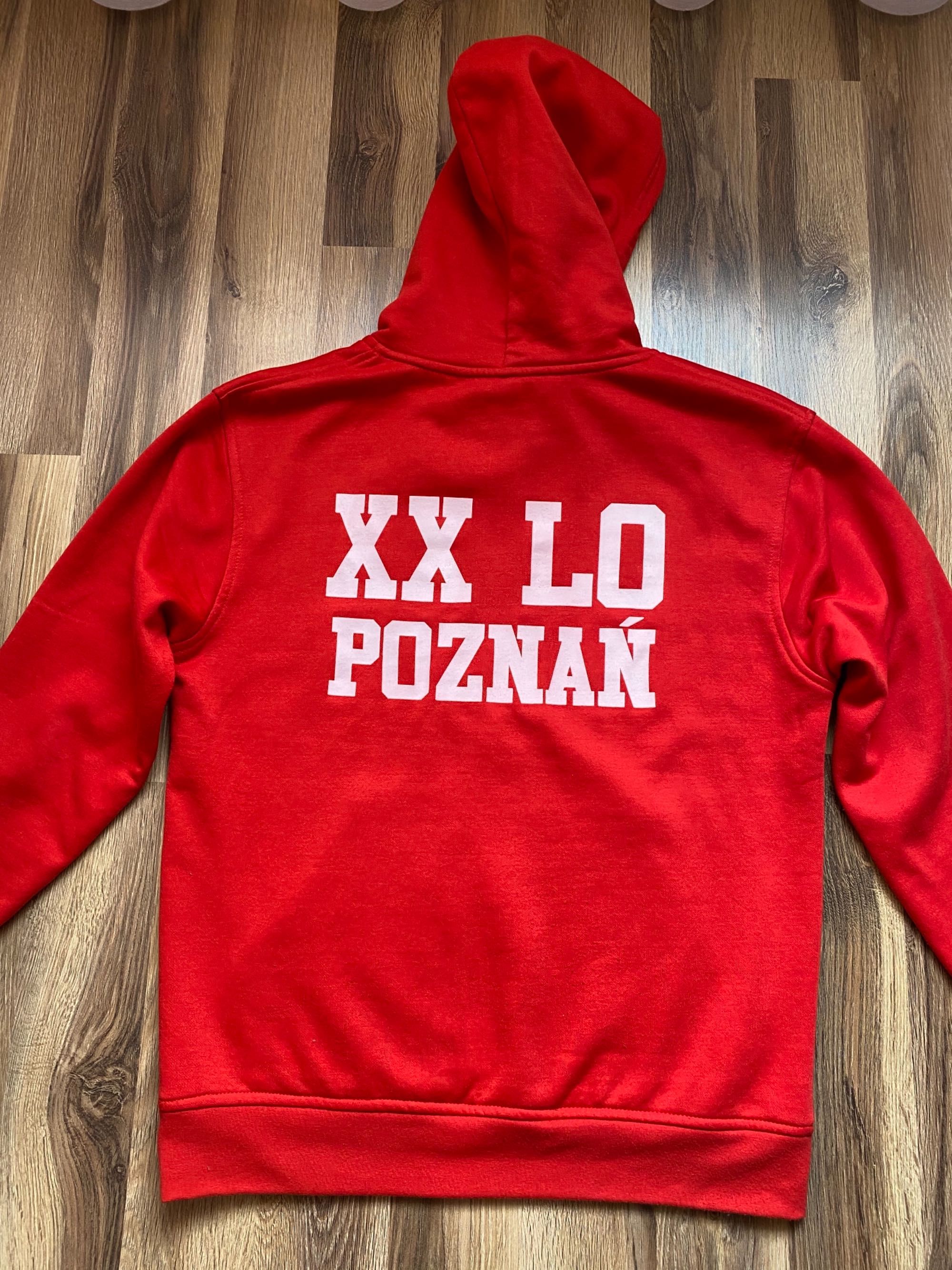 Bluza z logo XX LO w Poznaniu rozmiar S
