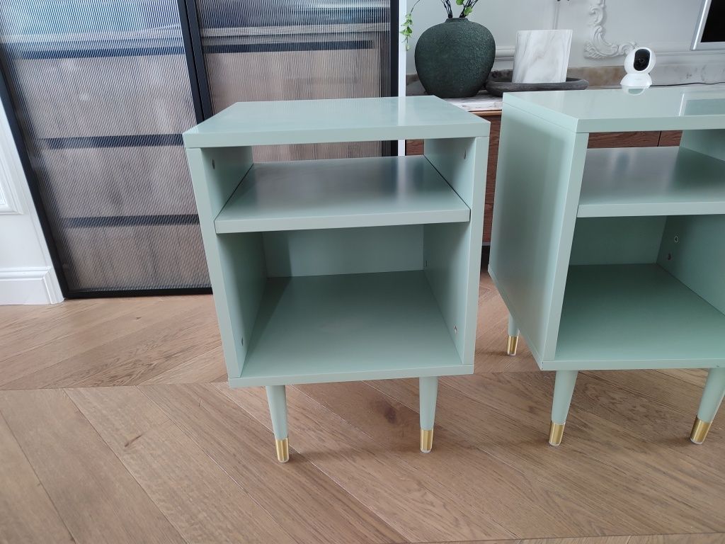 Szafki nocne Nowe, Miętowe, ciężkie porządne TKMaxx 40x60
