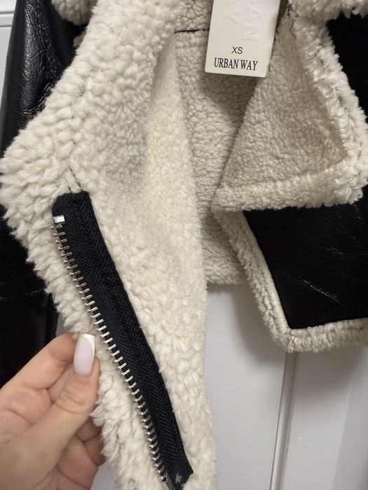 Укорочена дублянка zara