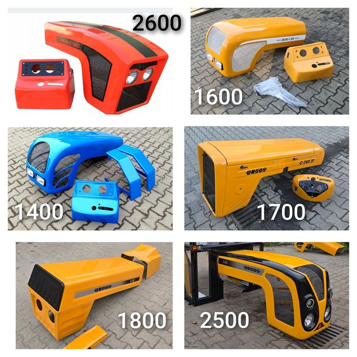 Kabina c360 c330 Maska c360 Kabina ciągnikowa C360 Nowość