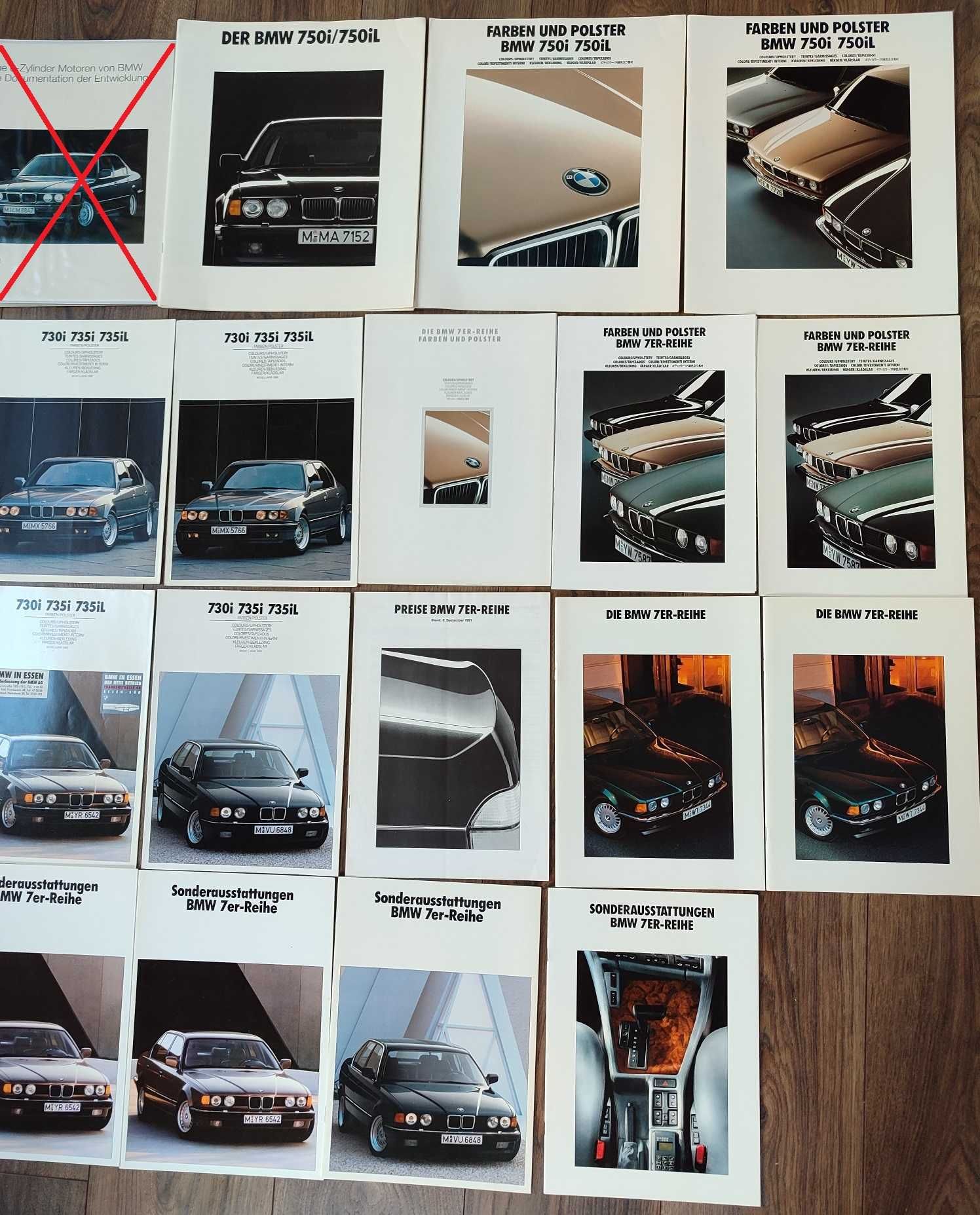 Prospekt BMW 7 E32
