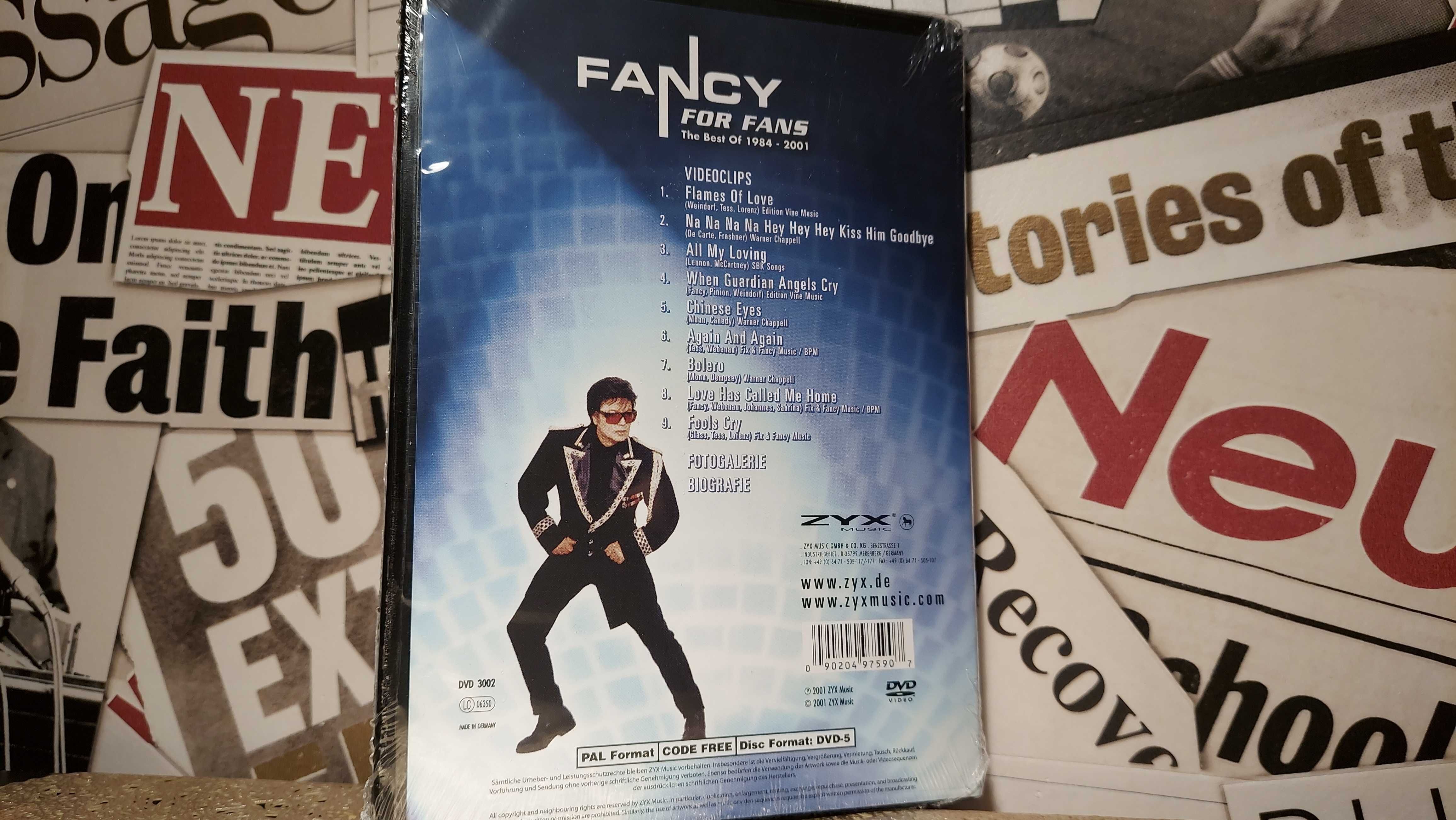 Fancy - For Fans - The Best Of 1984 - 2001 na płycie DVD