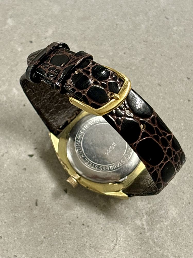 ZentRa Neptun Automatic Piękny złoty Zegarek Vintage Rzadki Unikat