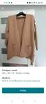 Kardigan camel nowy