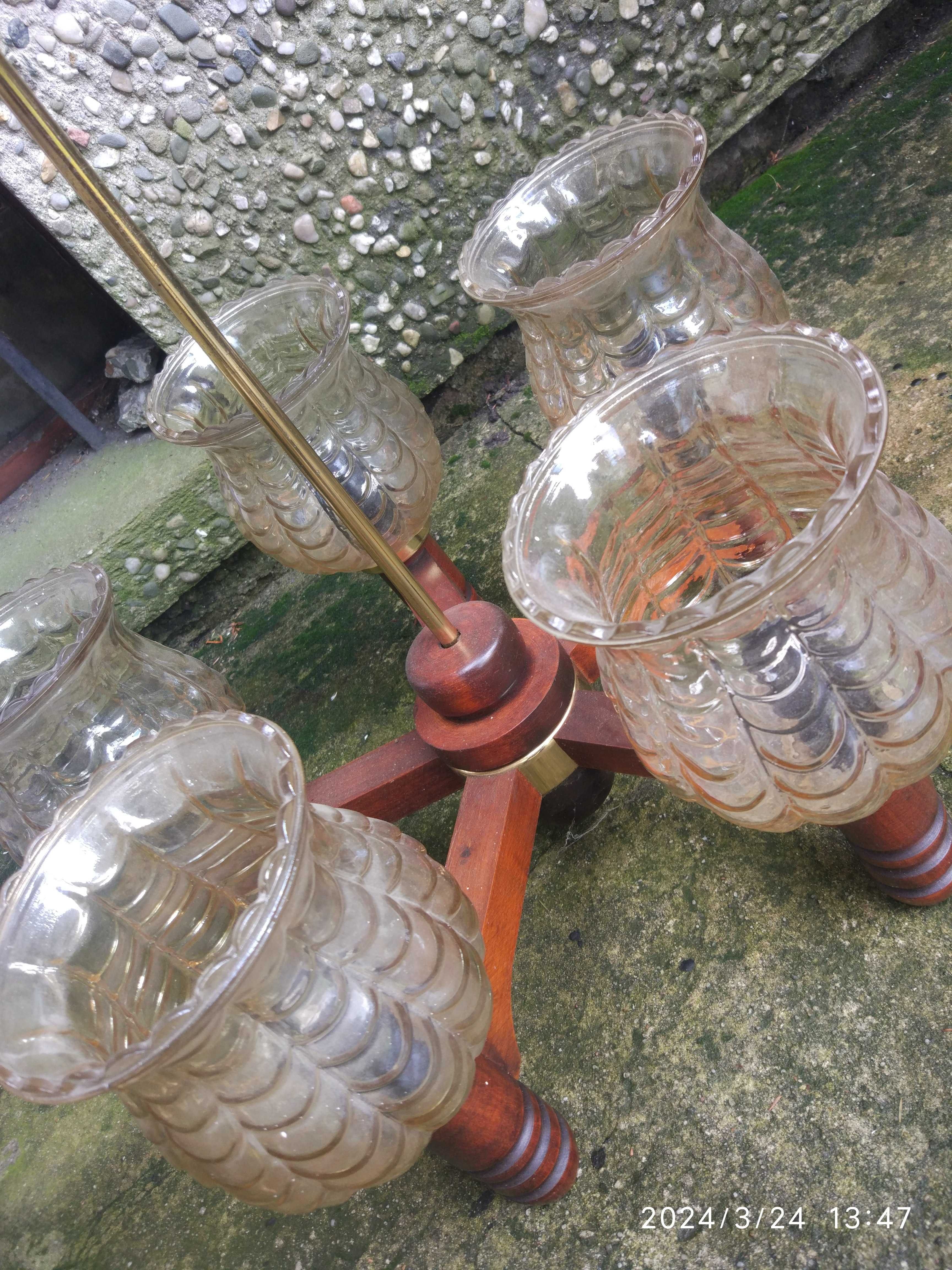 Lampa sufitowa prl
