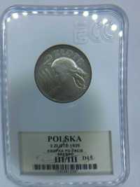 2 RP 2 złote żniwiarska 1925 r. Londyn