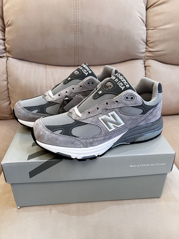 Оригинал New Balance 993 Made in USA Grey White новые MR993GL