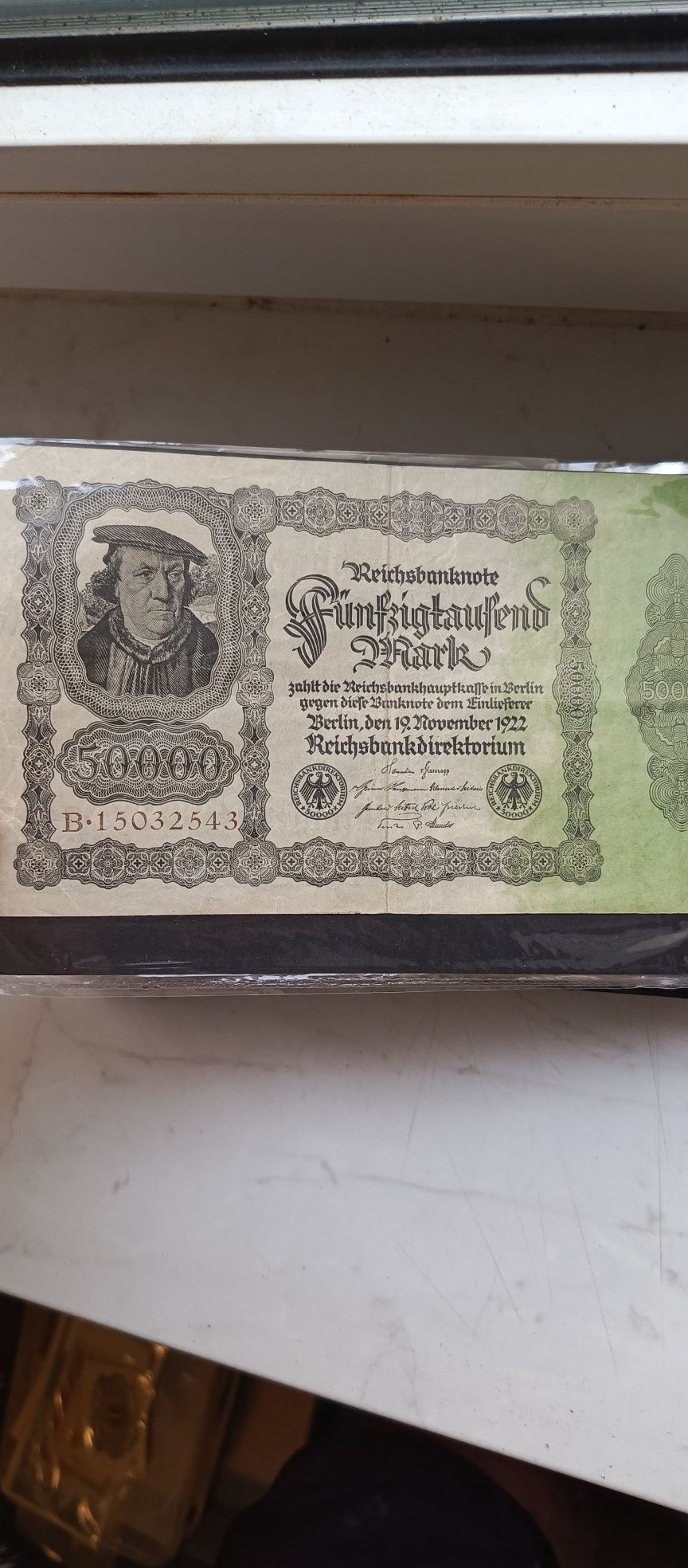 Album z banknotami Niemiec