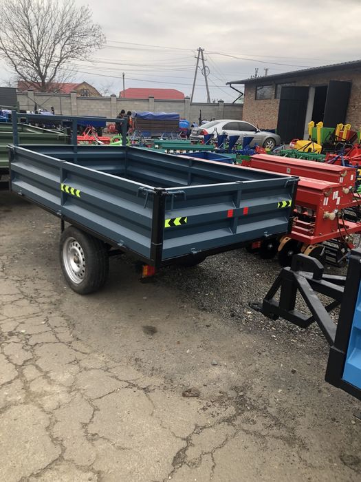 Прицеп до трактора,прицеп самоскид,1птс2, причіп до міні трактора.