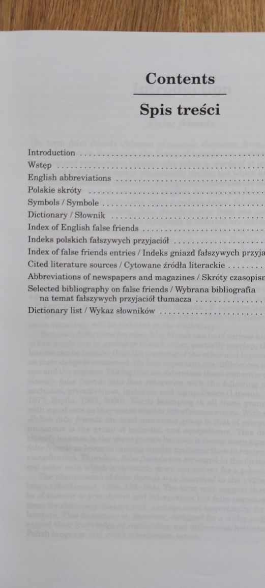 An English-Polish Dictionary of False Friends. Słownik fałszywych ...