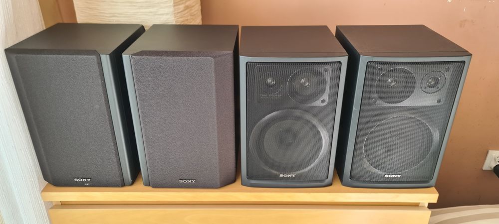 Zestaw 4 głośników Sony SS-H150 + SS-H77 – komplet stereo/kino