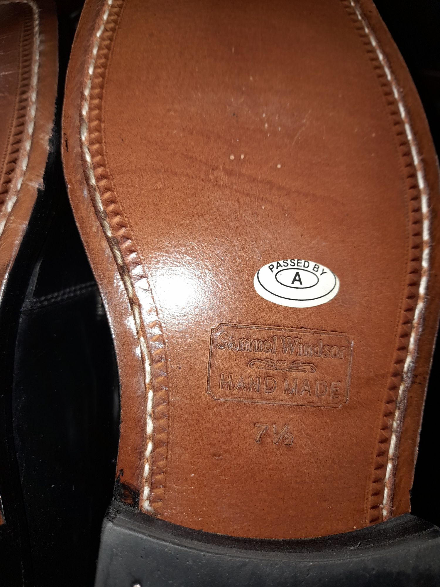 Мужские туфли английского бренд  Samuel Windsor