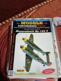 Model kartonowy Messerschmitt Me-109Z 1:33 Modele kartonowego Fana