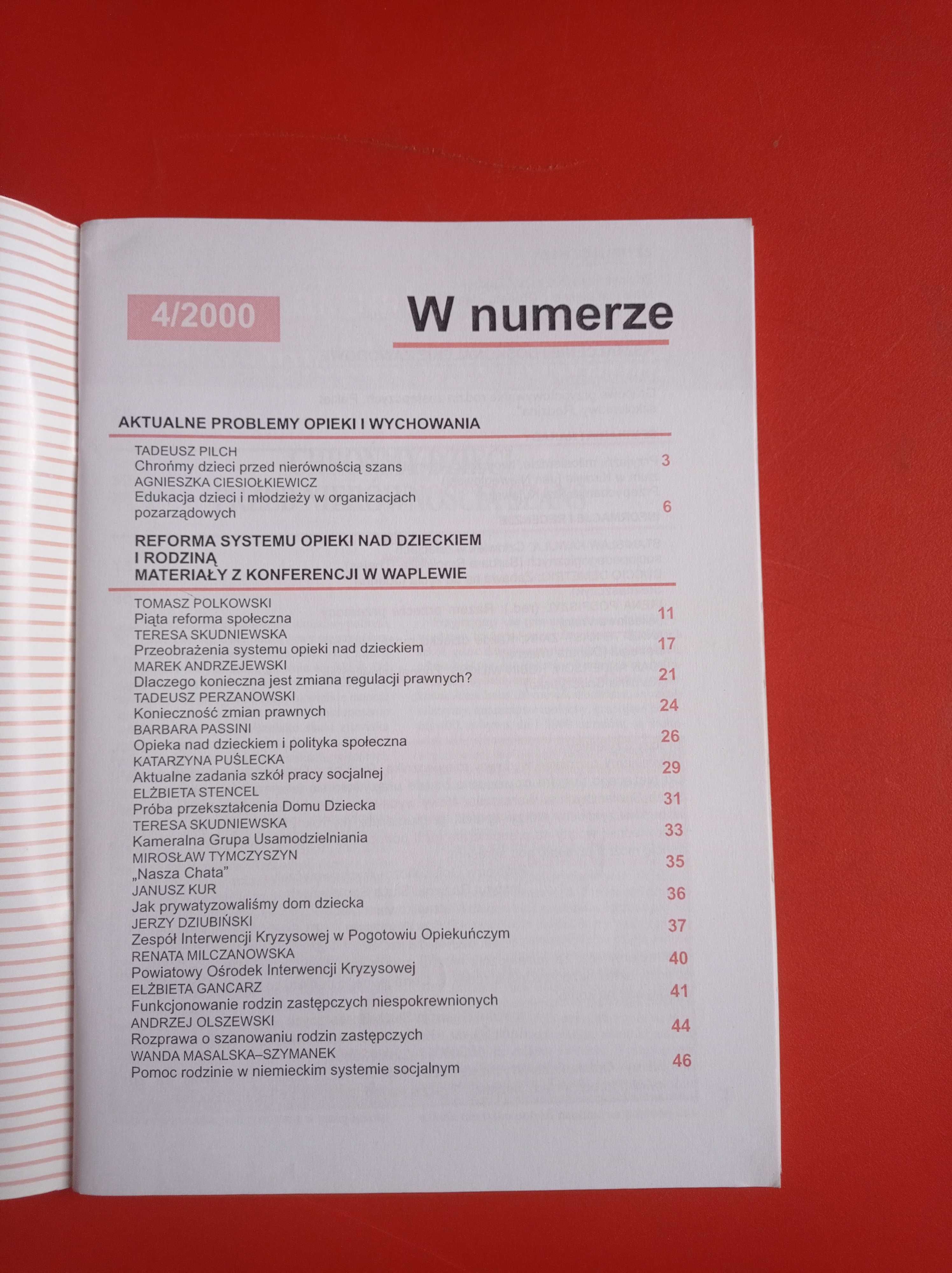 Problemy opiekuńczo-wychowawcze, nr 4/2000, kwiecień 2000