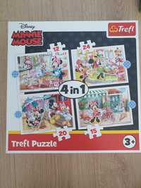 Trefl Puzzle 4w1 Myszka Miki