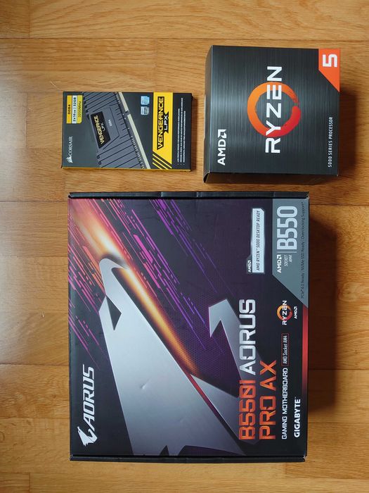 Processador + Motherboard + Memória RAM