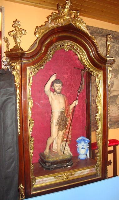 Par de Relicários antigos em madeira