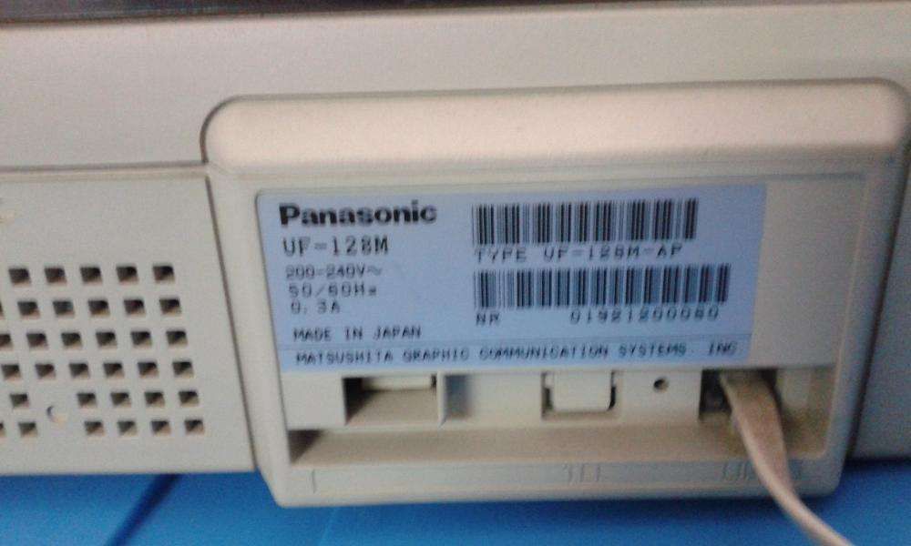 Fax Panasonic UF-128M